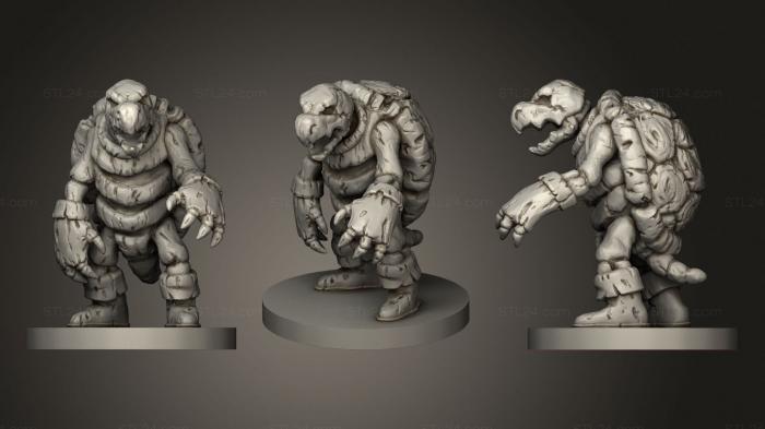 Figurines heroes, monsters and demons (Drybone, STKM_2301) 3D models for cnc